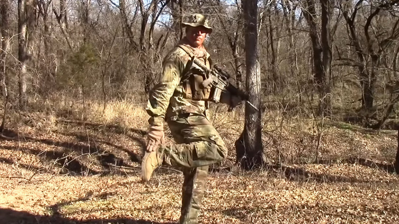 Military man does pace count