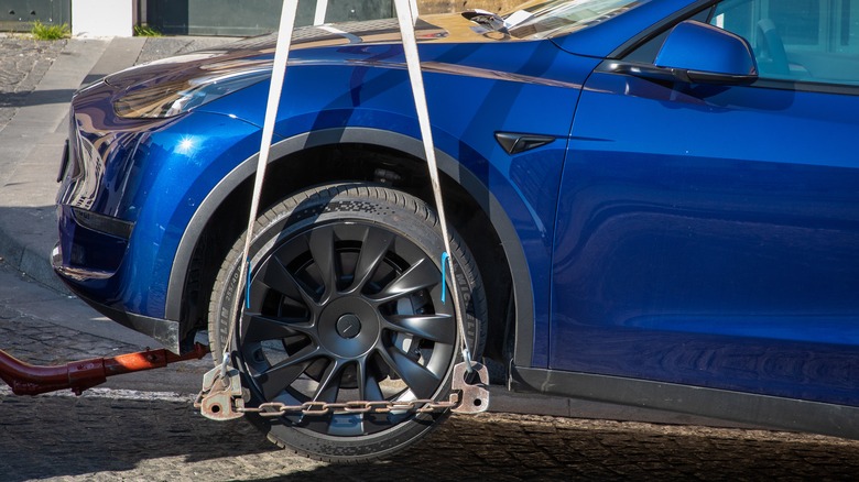 Towing a Tesla