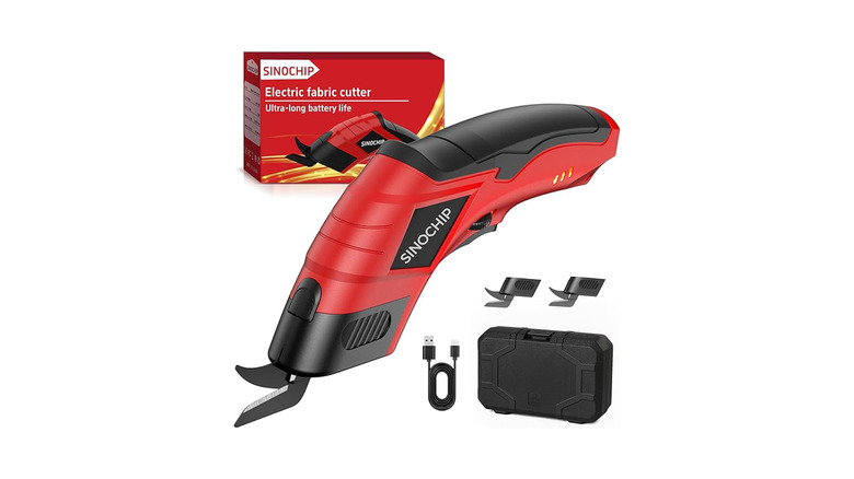 A close up of a pair of Electric Scissors