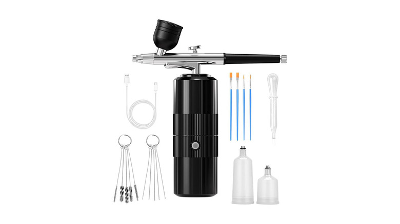 A close up of a Portable Air Brush Kit
