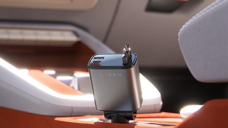 Lisen car charger in car