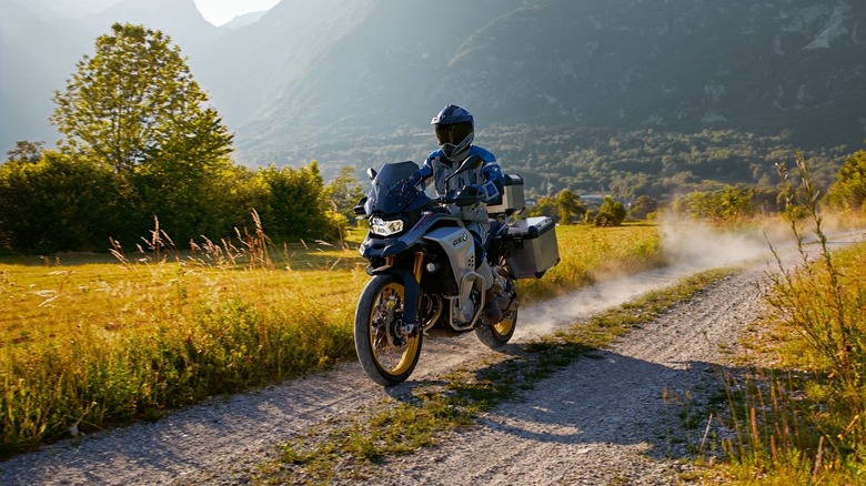 BMW F 850 GS Adventure on dirt road