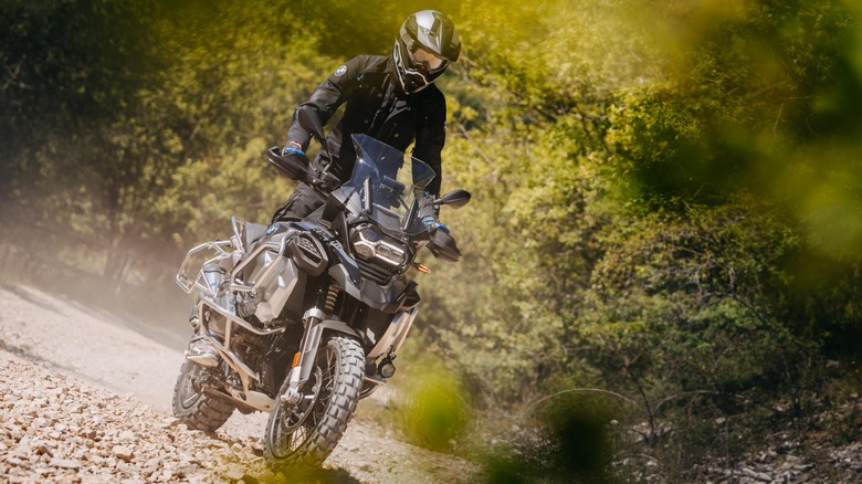 BMW R 1250 GS Adventure on rocky road