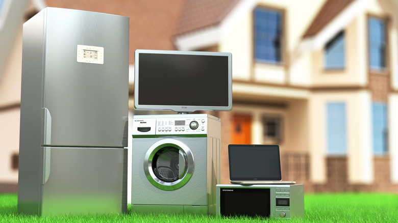 3D image of all popular home appliances