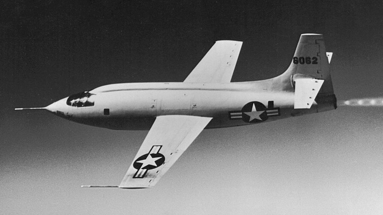 The Bell X-1 in flight
