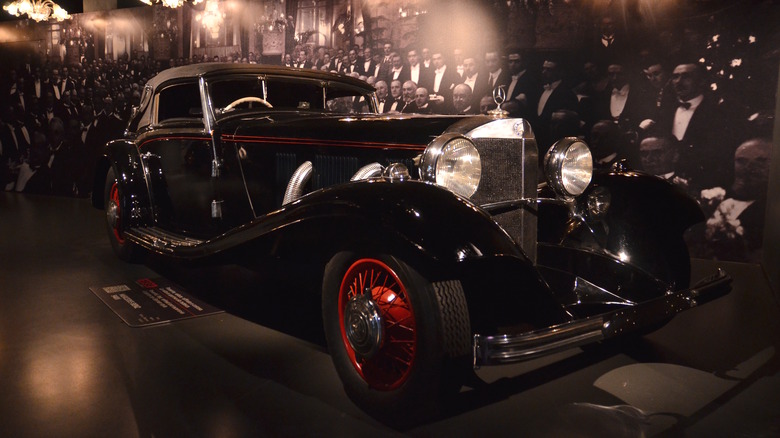 1936 Mercedes-Benz 540K Cabriolet at the Museo dell'Automobile, Turin