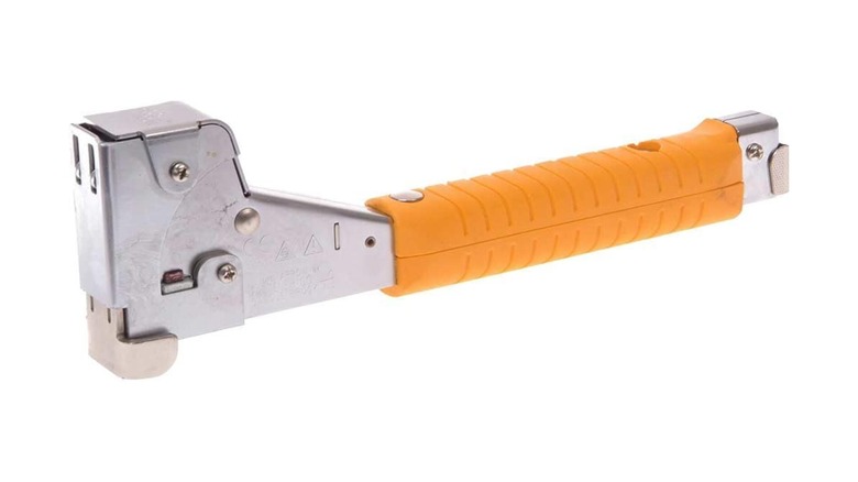 An Arrow hammer tacker on a white background