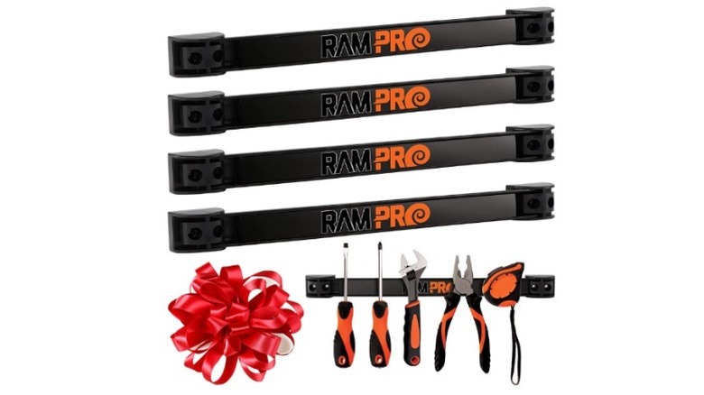 Four black RAMPRO strips
