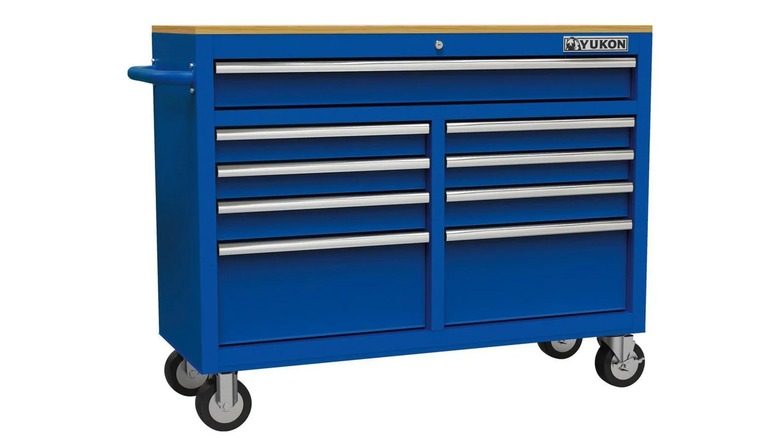 Yukon 46-Inch 9-Drawer Mobile Storage Cabinet