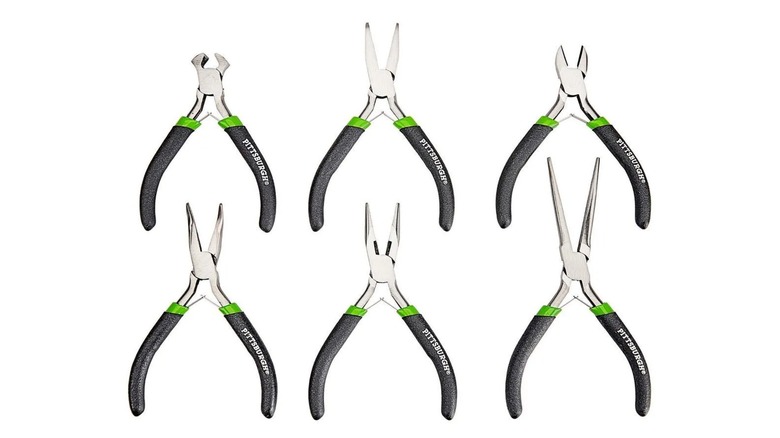 A set of Pittsburgh precision pliers.