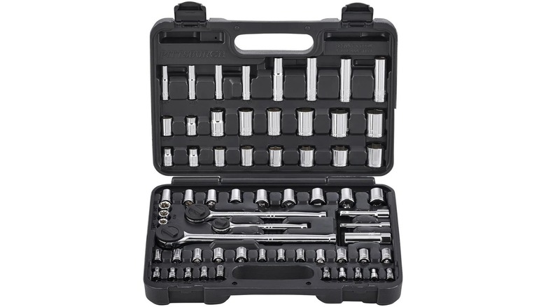 A 64-piece Pittsburgh socket set.