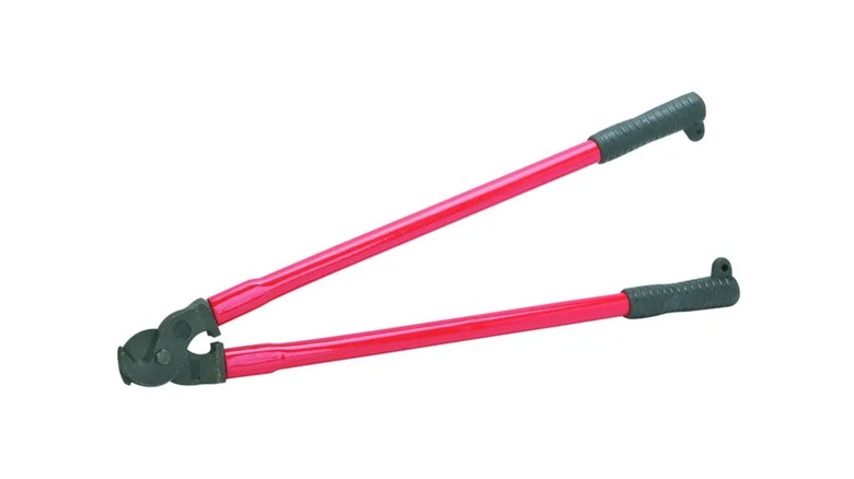 A set of Pittsburgh 28-Inch Cable Cutters on a white background