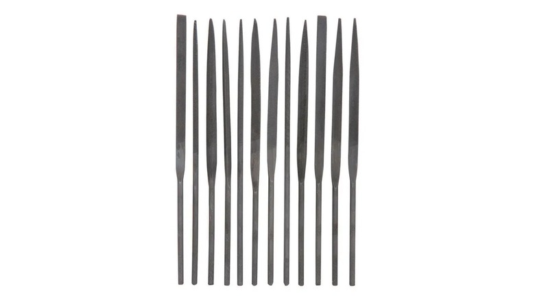 A Pittsburgh Needle File Set on a white background