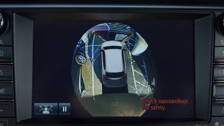 Panoramic Camera View on Screen