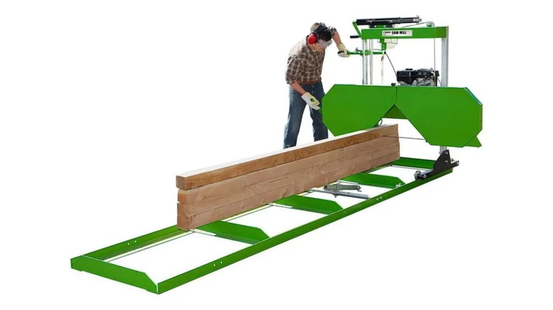 Central Machinery Saw Mill with 301cc Gas Engine