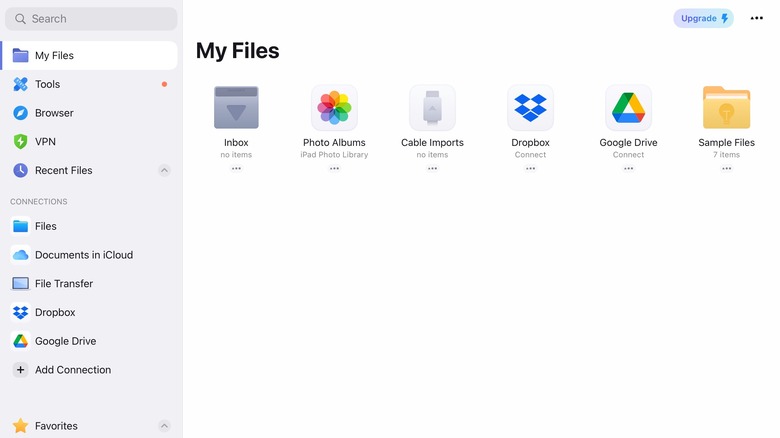 Documents app on iPad