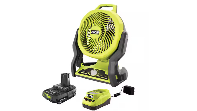 Ryobi One+ Cordless Whisper Fan Kit