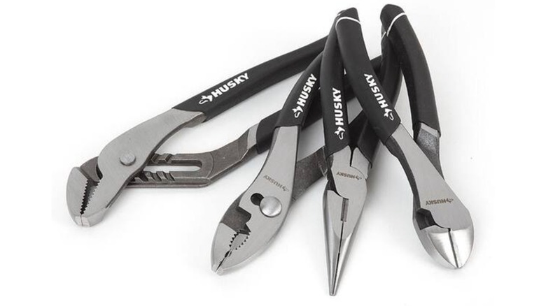 Husky 4-Piece Pliers Set