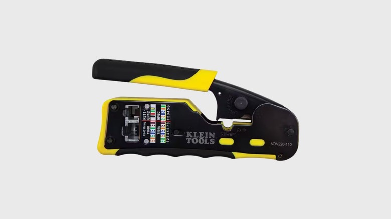 Klein Tools Ratcheting Wire Crimper, Stripper, and Cutter