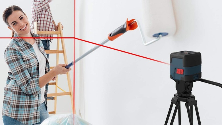 RockSeed Cross Line Laser Level