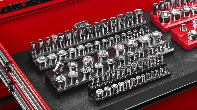 U.S. General 1/2-inch drive metric magnetic socket holder