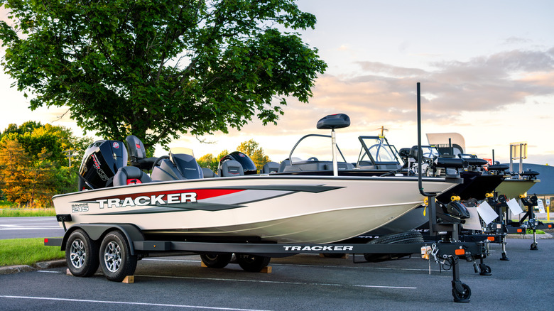 Tracker boats ready for sale