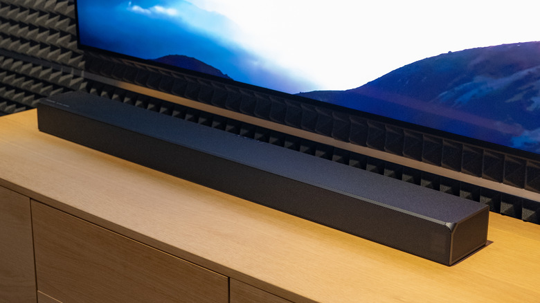 A Samsung soundbar