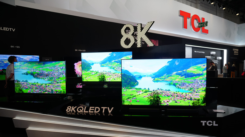 TCL 8K QLED display
