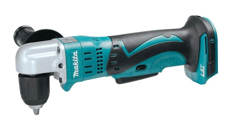 Makita XAD02Z right angle drill on a white background
