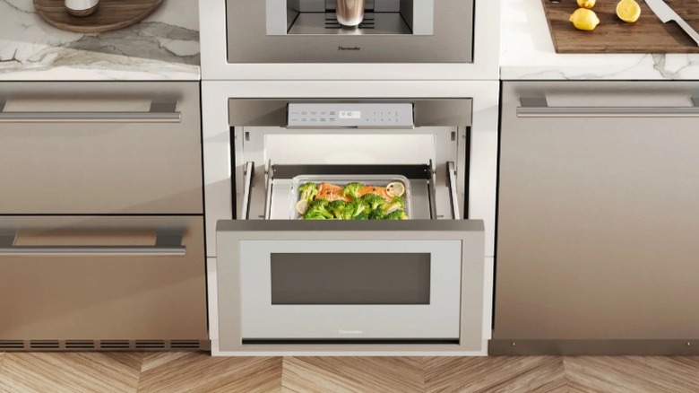 A Thermador microwave oven