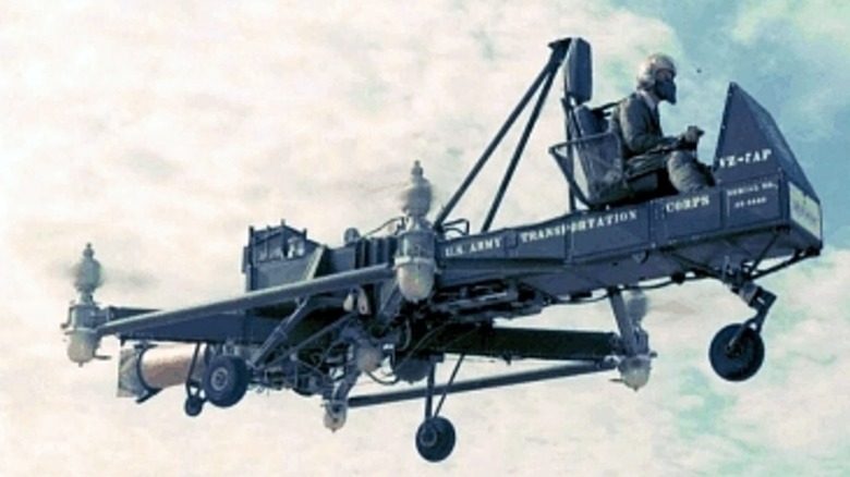 curtiss wright vz-7 flying jeep sky