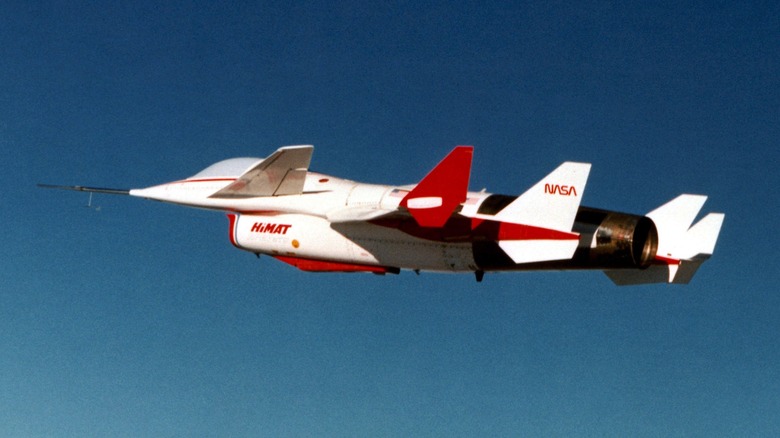 rockwell himat test flight