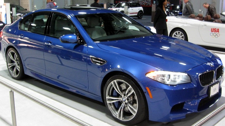 Blue 2012 BMW M5 G-Power Hurricane RRs