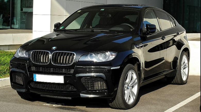 black 2012 BMW X6 M G-Power Typhoon Wide Body