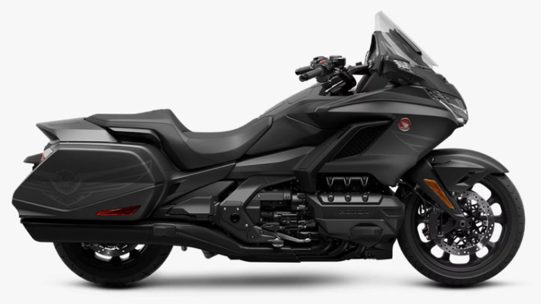 The 50th anniversary edition of the Gold Wing in black