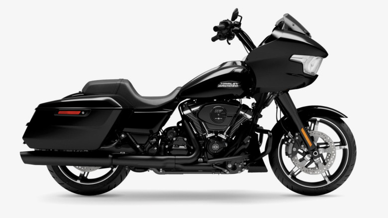 Harley-Davidson Road Glide on display in black