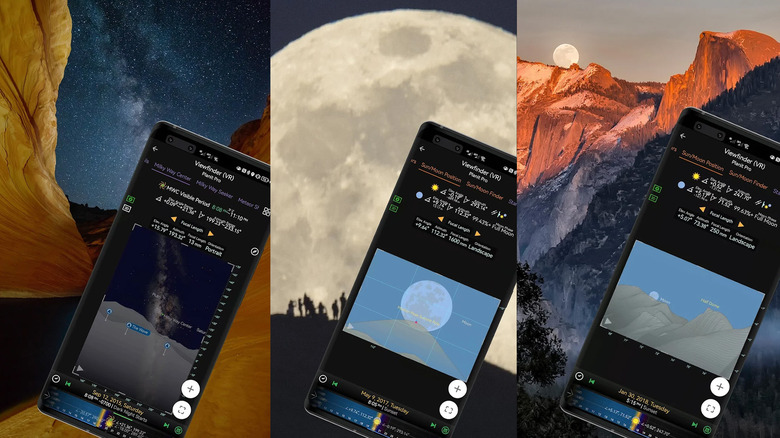 Three screenshots of the Planit Pro app