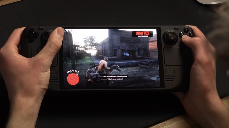steam deck playing red dead redemption 2