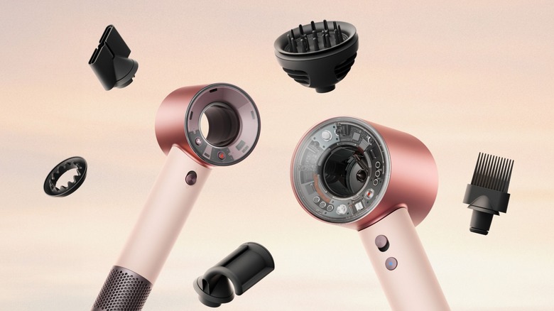 Dyson Supersonic travel hair dryer with attachments