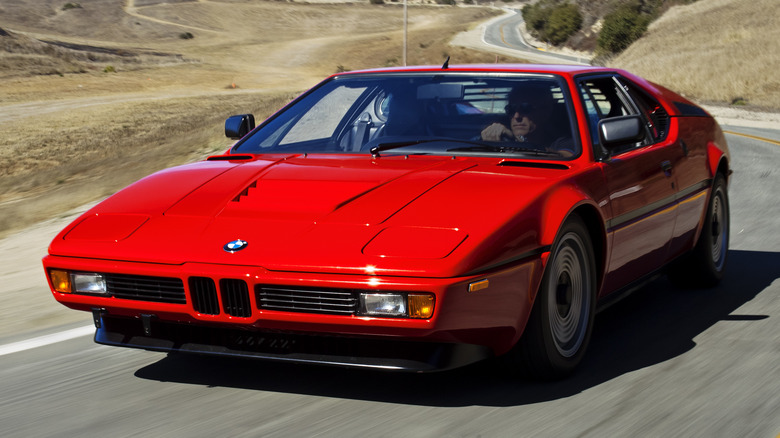 BMW M1 on the road