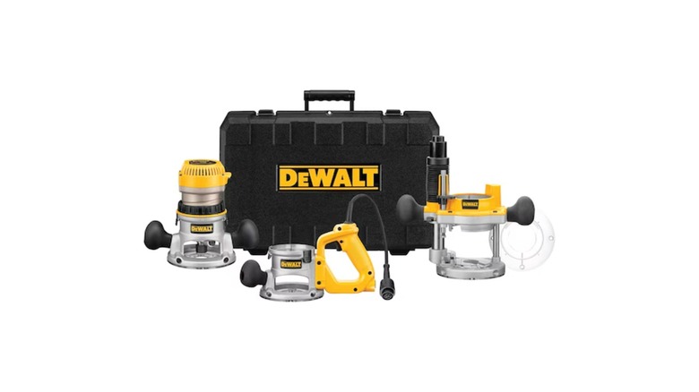 2-1/4 Horsepower Corded Router with Three Base Kit