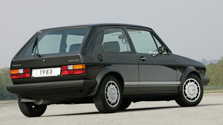 Volkswagen Golf GTI Mk1 rear 3/4 view
