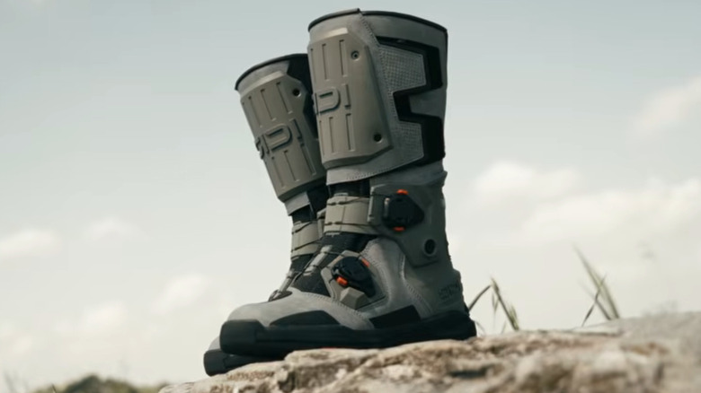 SiDi Taurus GTX motorcycle boots set on the ground