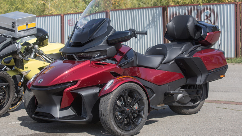 three wheeled Can-Am