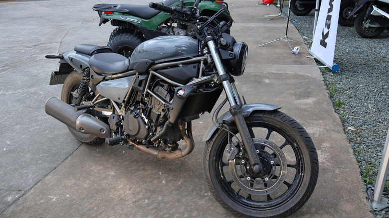 Gray Kawasaki Eliminator 450