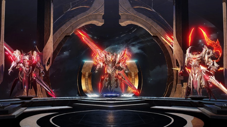 Enemies preparing to attack in Chronicles of Infinity