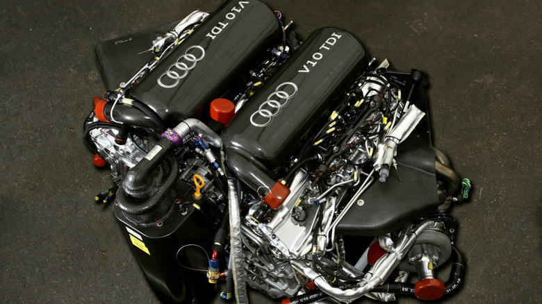 Audi R15 TDI 5.5L V10 engine