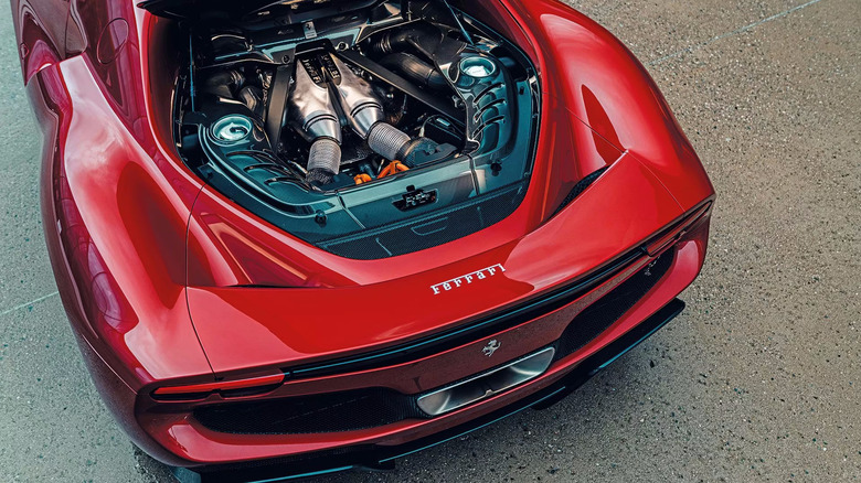 Ferrari 296 GTB 3.0 Twin Turbo V6 Hybrid powertrain