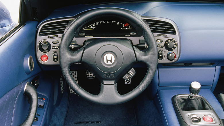 Honda S2000 dashboard from the driver's seat