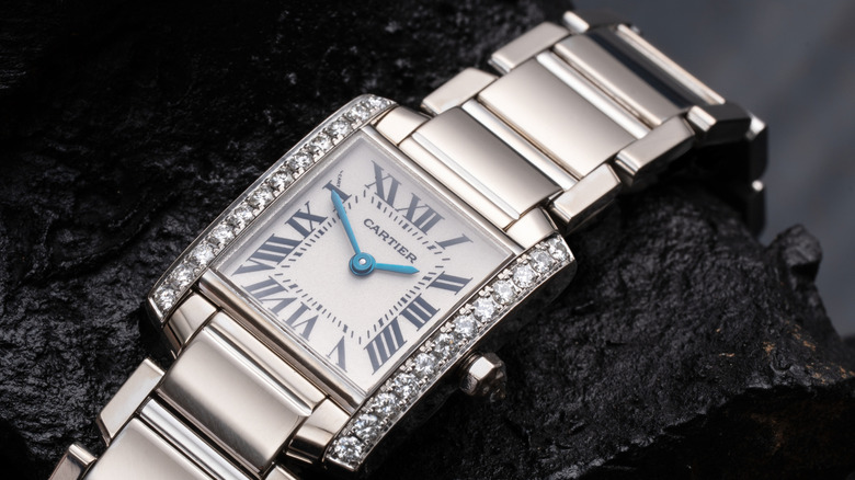Cartier Tank in white gold